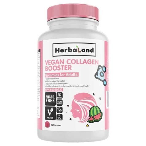 Herbaland Collagen Gummy For Adults 60 Gummies Natures Source In