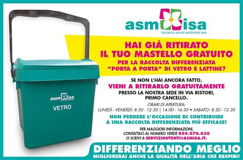 Continua La Distribuzione Dei Mastelli Vetro E Lattine Asm Isa S P A