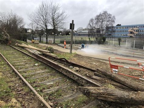 Saint Brieuc La Voie Verte Hentig Glas Progresse Vers La Gare