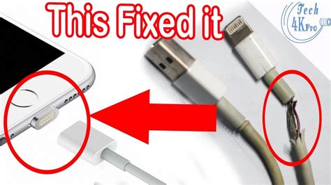 Magnetic Charger For Iphone How To Fix Broken Iphone Charger Youtube