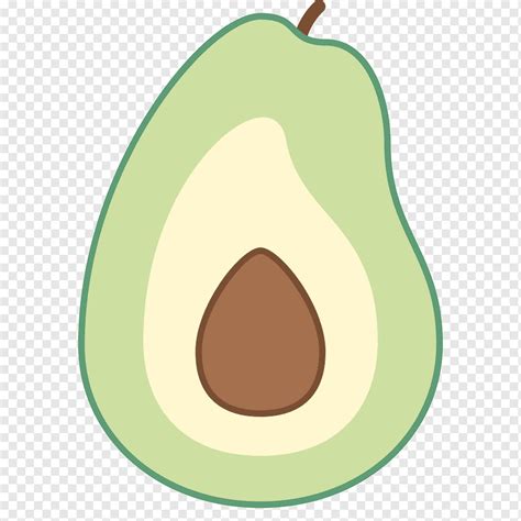 Pear Nose Cartoon, avocado, food, cartoon, fruit png | PNGWing