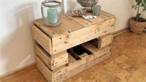 TV Sideboard Selber Bauen Aus Paletten YouTube