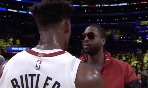 The Emotional Moment Between Jimmy Butler And Heat Legend Dwyane Wade