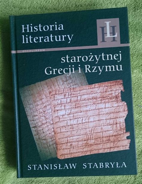 Stanisław Stabryła Historia literatury starożytnej Grecji i Rzymu