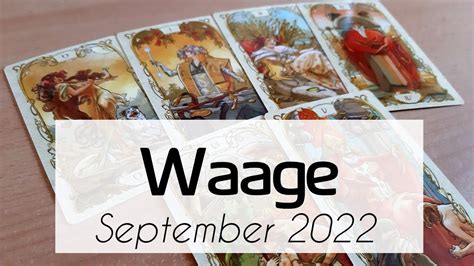 WAAGE September 2022 Du Manifestierst Dir Deinen ErfolgTarot