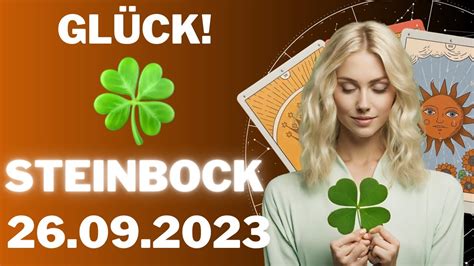 Steinbock Gl Ck Auf Deiner Seite Horoskop September