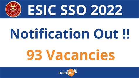 Esic Sso Notification Out Know Complete Details By Yaman