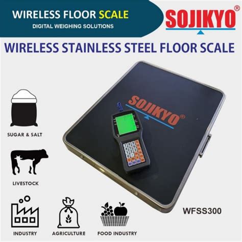 Jual Timbangan Lantai Digital Wireless Stainless Steel Sojikyo Wfss