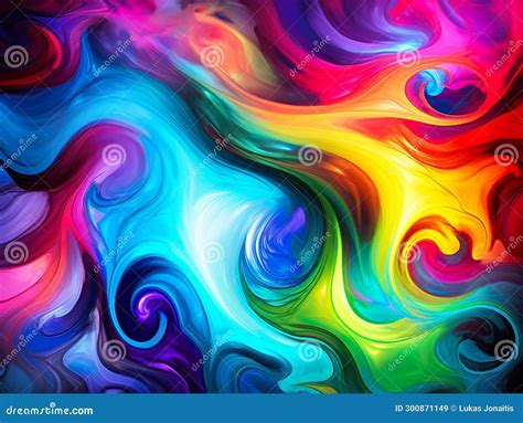 Abstract Art Of Colors Stock Illustration Illustration Of Cloud