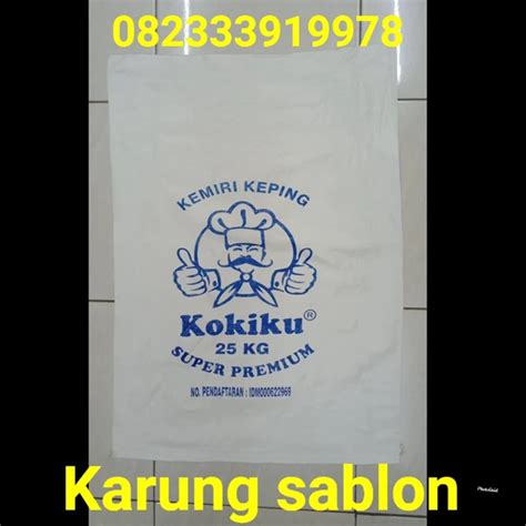 Jual Karung Plastik Sablon Custom Ukuran Kg Surabaya Sinar Surya