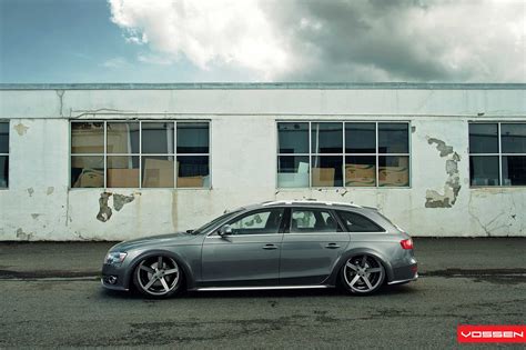 Slammed Audi A4 Allroad On Vossen Wheels