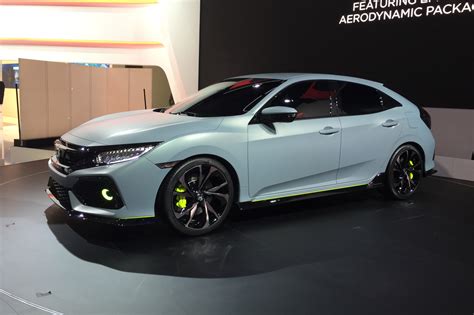 New 2017 Honda Civic Prototype Unveiled In Geneva