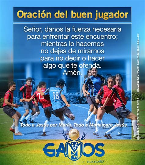 Oraciones Para Antes De Jugar Un Partido Jugando Ando