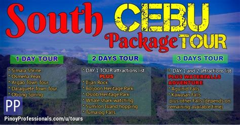 Cebu South Package Tour