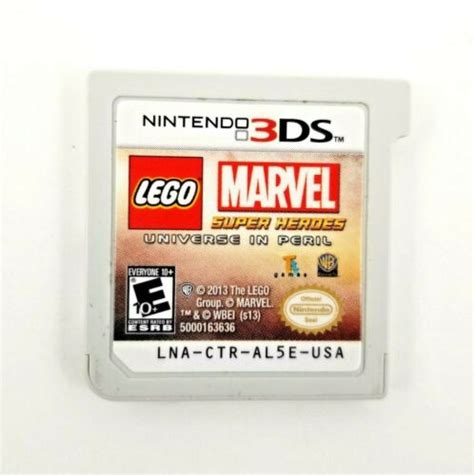 Lego Marvel Super Heroes Universe In Peril Nintendo 3DS XL 2DS Game