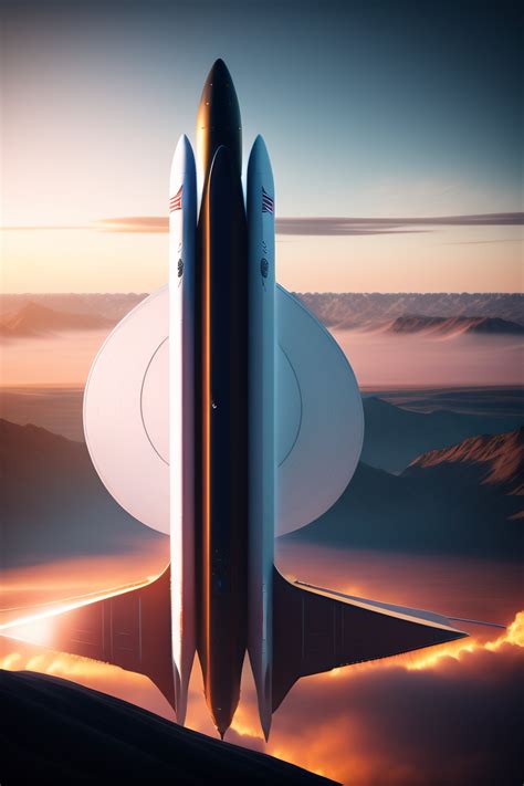 Lexica Photograph Of Spacex Starship On Top Of Heavy Falcon Rocket