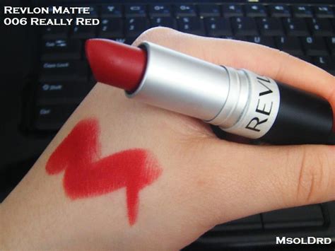 Revlon Super Lustrous Matte Lipstick Really Red Reviews Makeupalley