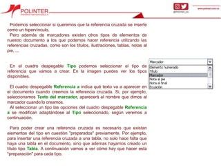 Marcadores Referencis Cruzadas Y Notas Al Pie Pptx