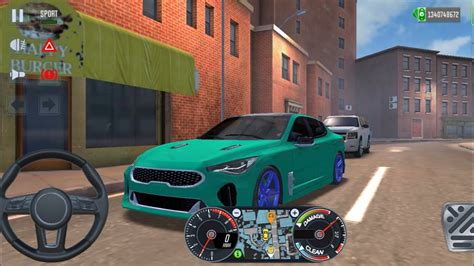 Taxi Sim 2023 Kia Stinger GT Taxi Driving In Los Angeles City 10 Car