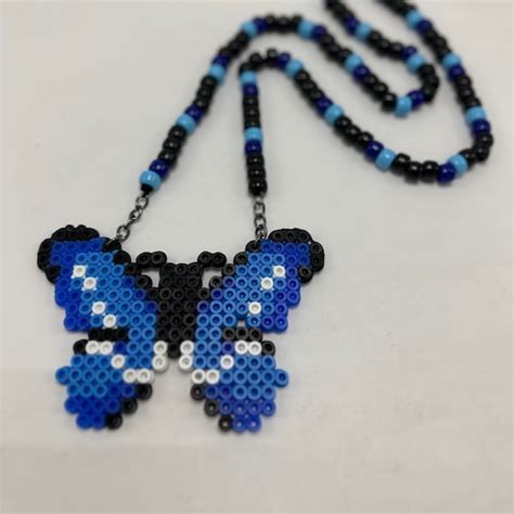 Perler Bead Necklace Etsy