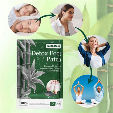 South Moon Detoxifying Foot Pads All Natural Bamboo Foot Detoxifying