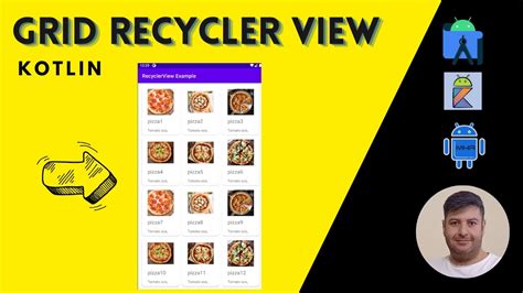 Grid RecyclerView Kotlin Android Studio YouTube