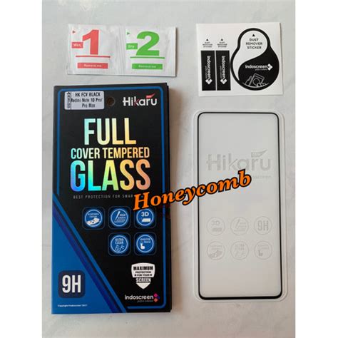 Jual Xiaomi Redmi Note 10 Pro Hikaru Tempered Glass Full Cover