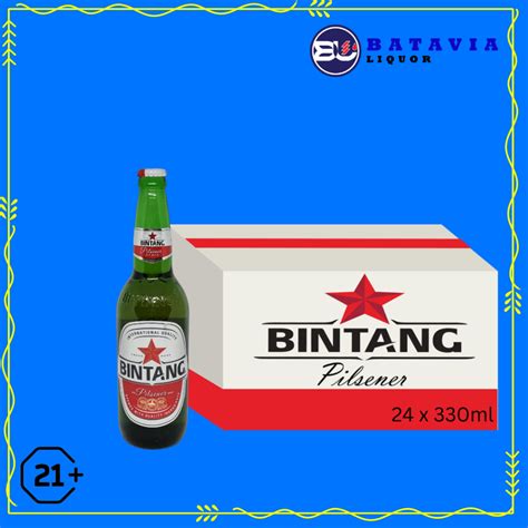 Jual Bir Bintang Pilsener Ml Botol Shopee Indonesia