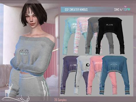 The Sims Resource DSF SWEATER NIMBUS Sims 4 Clothing Sims 4 Mods