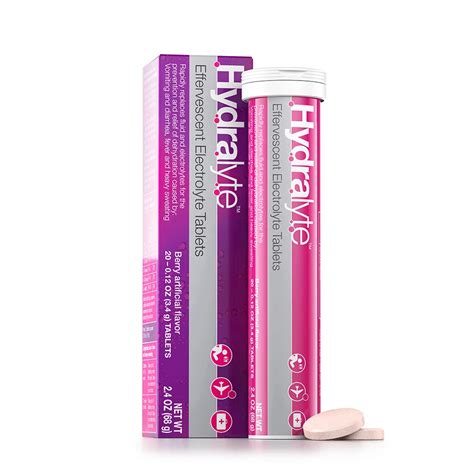 Hydralyte Effervescent Electrolyte Tablets Berry Ct Shop