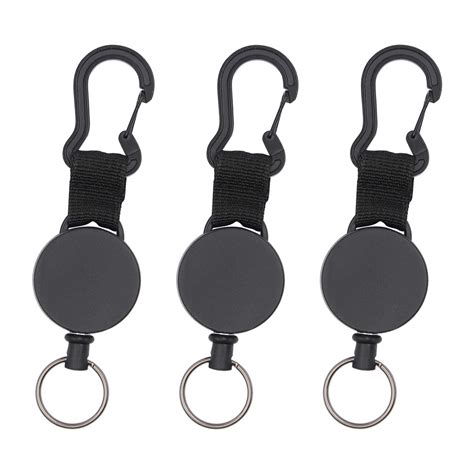 Buy Biaogan Retractable Keychains 3 Pack Heavy Duty Retractable Badge Reels With Metal