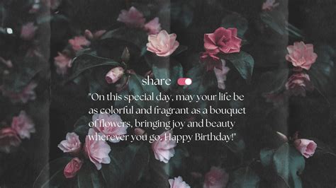 60 Happy Birthday Flower Quotes for Your Loved Ones