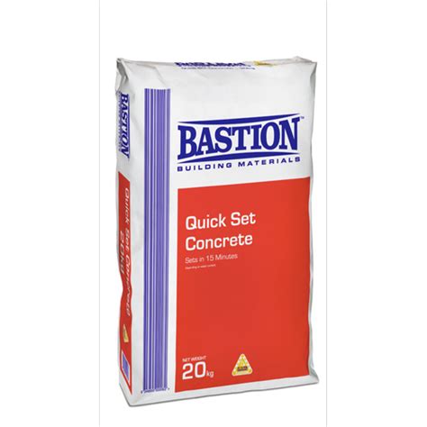 Bastion 20kg Quick Set Concrete Bunnings Australia