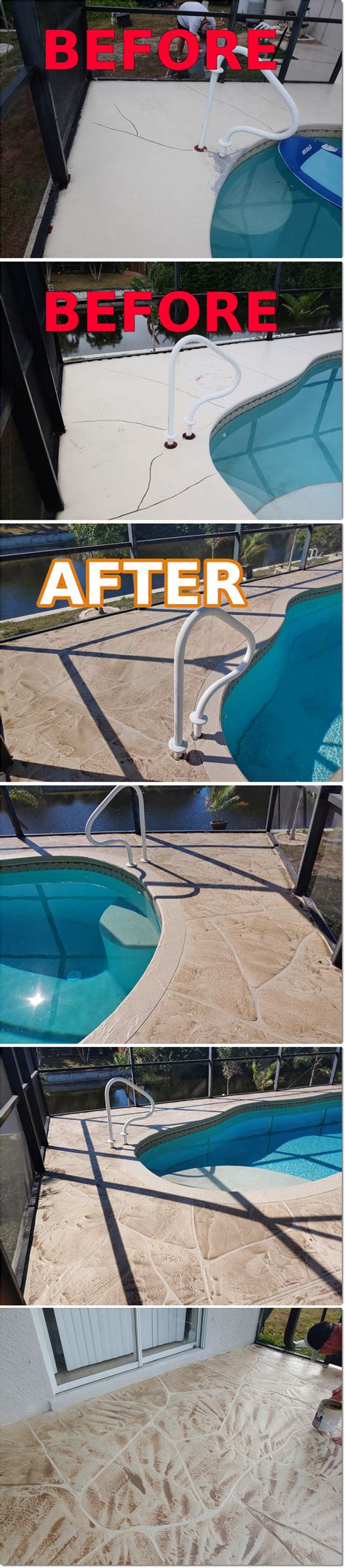 Concrete Landscape Curbing Cape Coral Fl Pool Deck Resurfacing