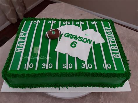 Football Field Cake Football Birthday Cake Football Field Cake