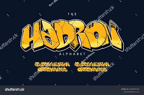 Cartoon Graffiti Comic Doodle Font Alphabet Stock Vector Royalty Free