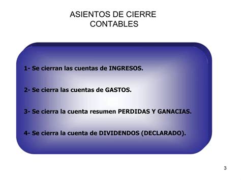 ASIENTOS DE CIERRE PPT