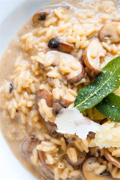 Creamy Mushroom Risotto Recipe