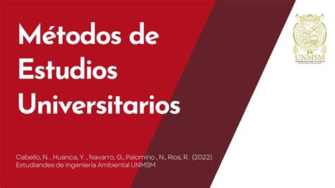 Métodos de estudios Universitarios Rosa Cabello uDocz