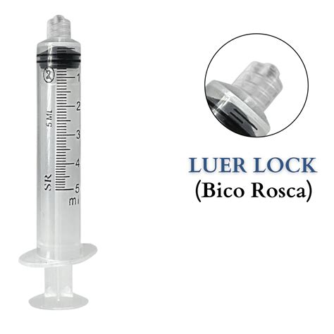 SERINGA 5ML S AG LUER LOCK Unic Digital