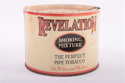 Revelation Smoking Mixture Tobacco Tin Can Philip Morris Olds Etsy