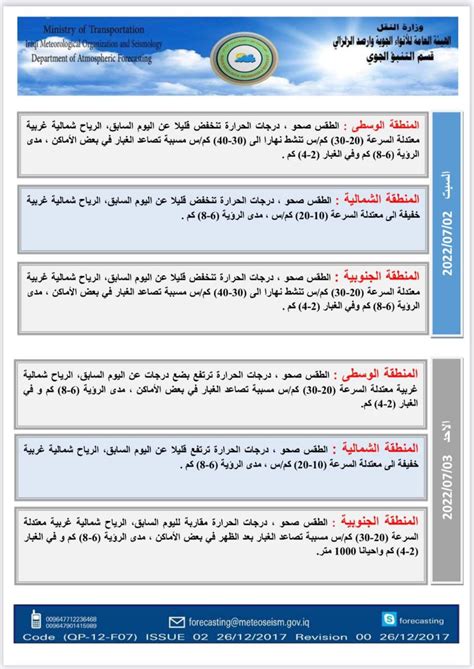 حالة الطقس أرتفاع في درجات الحرارة بدءاً من يوم غد