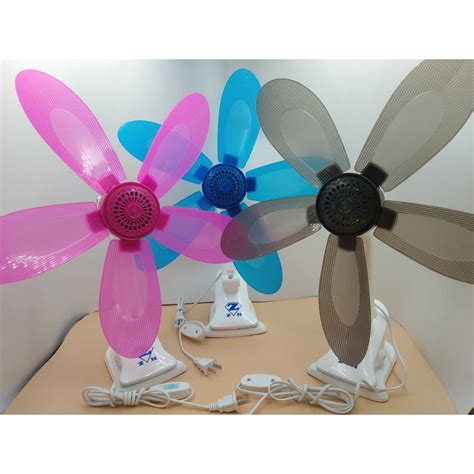 ZH BIG Size Clip Fan 5 Blades Large Clip Fan Table Clip Fan Electric ...