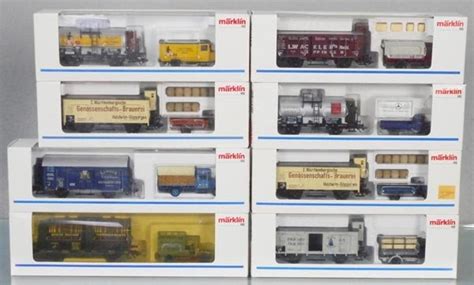 8 Marklin Museum Freight Cars