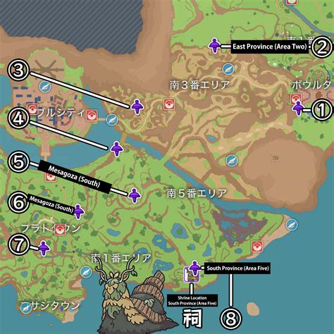 Pokemon Scarlet And Violet Stake Locations And Map Lesser Legendary