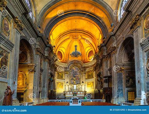 Main Nave And Presbytery Of Saint Francois De Paule Church Of Francis