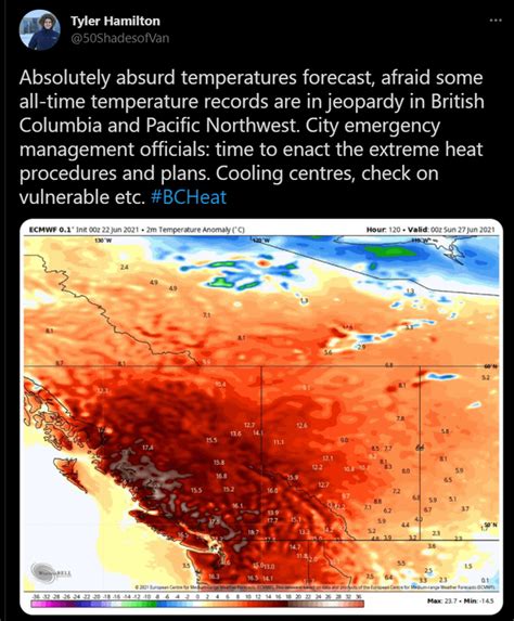 The Weather Network Absolutely Absurd Temperatures Forecast Afraid Some All Time Temperature