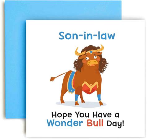 Amazon Huxters Birthday Cards For Men Have A Wonder Bull Happy