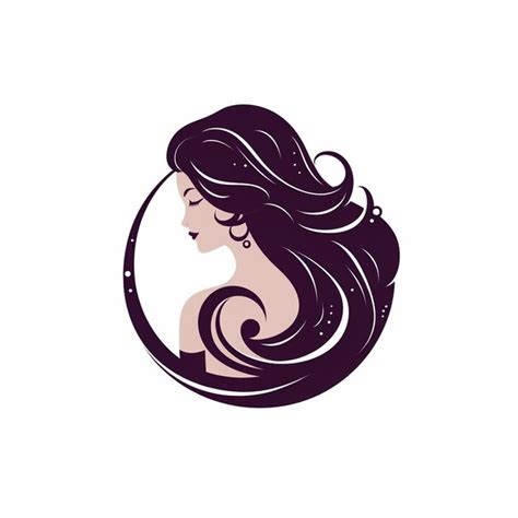 Premium Photo Women Hair Logo Design