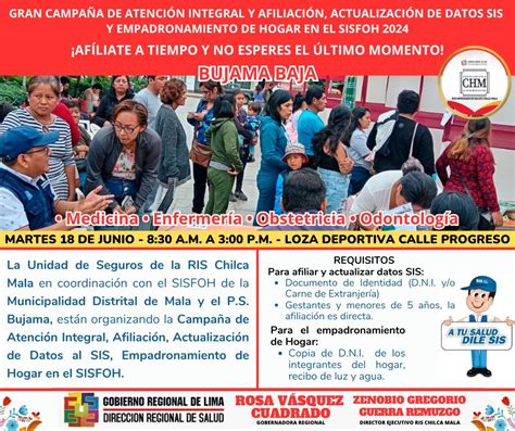 Gran Campa A De Salud Integral Afiliaci N Y Actualizaci N De Datos Sis